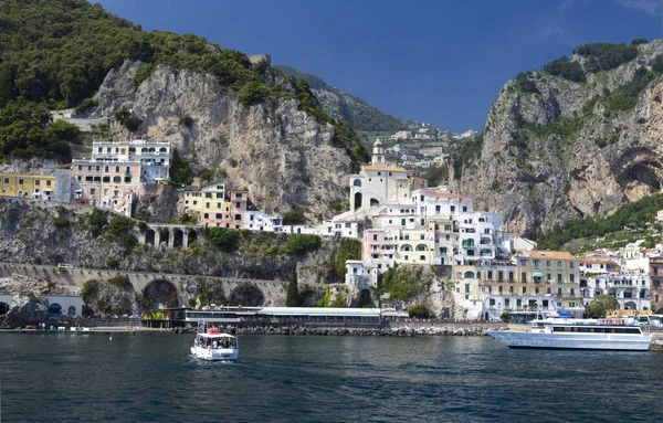Vista Costa Amalfitana Itália — Fotografia de Stock