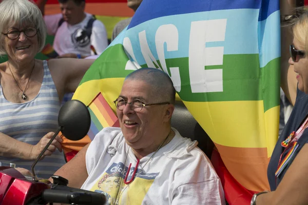 Budapest Hungary July Unidentified People Took Part Budapest Gay Pride — Stock Photo, Image