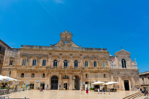 Ciudad Ostuni Puglia Sur Italia — Foto de Stock