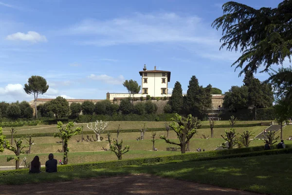 Vista Sulle Verdi Colline Toscane Italia — Foto Stock