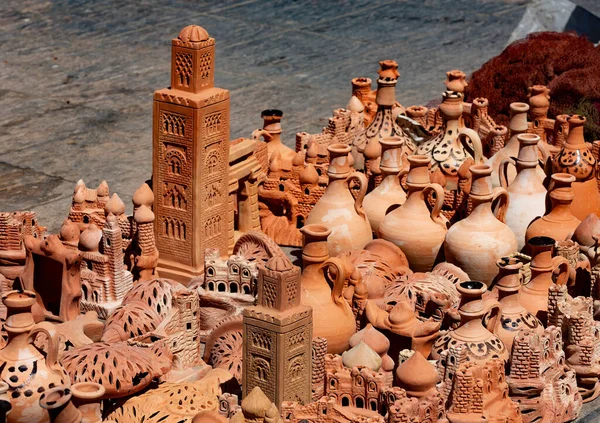 Safi Morocco 2013年6月5日 モロッコのSafi市場における陶器製品 サフィは陶器取引の中心です — ストック写真