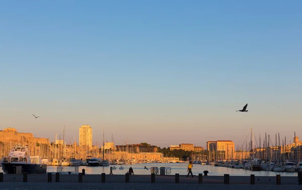 Uitzicht Haven Van Barcelona Spanje — Stockfoto