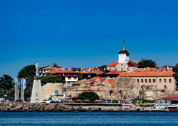 Nessebar Bulgaria Julio 2016 Casco Antiguo Nessebar Antigua Ciudad Nessebar — Foto de Stock