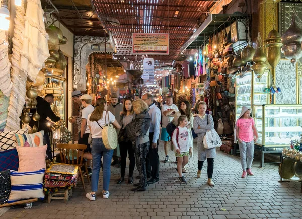 Mercado Tradicional Cidade Marocco — Fotografia de Stock