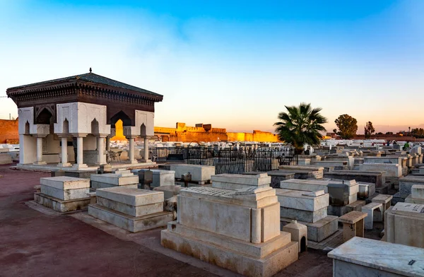 Marrakech Morocco December 2017 Jewish Cemetery Marrakech Medina Old Town — стоковое фото