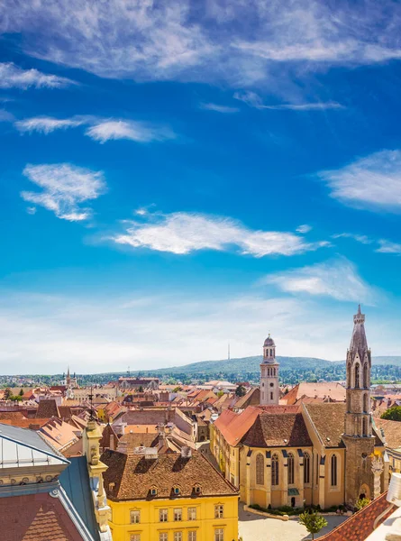 Vista Sulla Città Siena Italia — Foto Stock