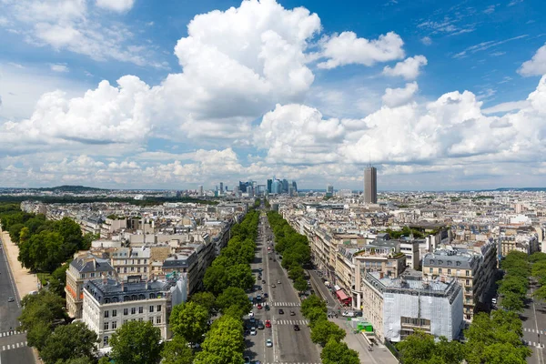 Luchtfoto Van Parijs Frankrijk — Stockfoto