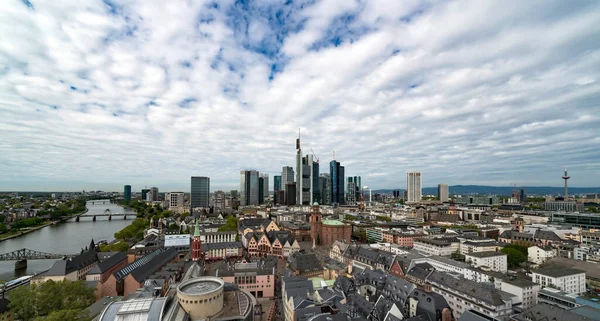 Vista Aerea Francoforte Sul Meno Germania — Foto Stock