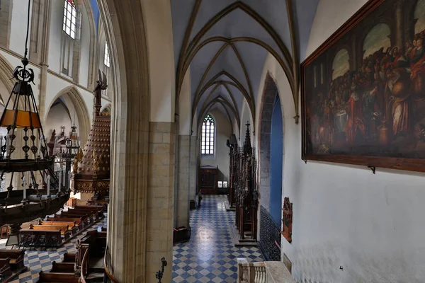 Interieur Van Oude Christelijke Kerk — Stockfoto