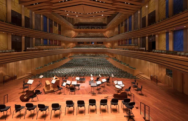 Interior Concert Hall Historical Building — Stock Photo, Image