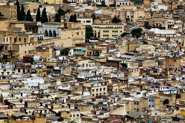 Letecký Pohled Staré Město Maroccu — Stock fotografie