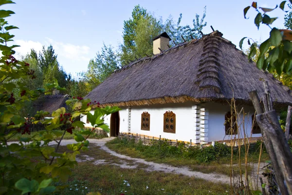 Altes Holzhaus Dorf — Stockfoto