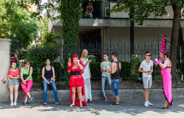 Lgbt Parade Budapest Hungary — Stock Photo, Image