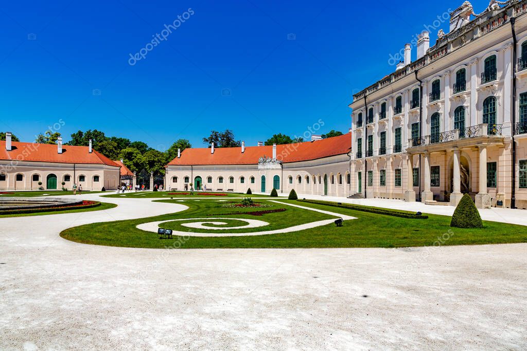 the royal palace in the old town of lisbon, portugal