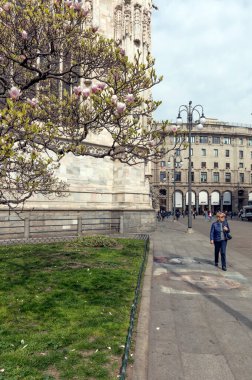 Madrid, İspanya 'nın manzarası.