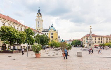 Portekiz 'in eski Coimbra şehrinin manzarası