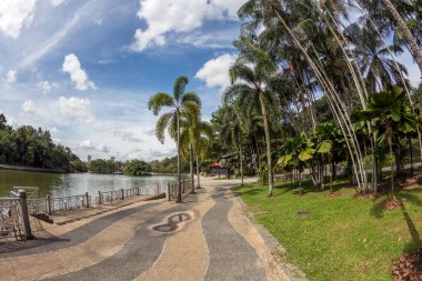 Dominik Cumhuriyeti 'ndeki park manzarası