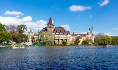 İsveç 'teki eski Stockholm şehri manzarası