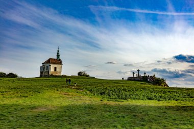 Alsace, Fransa 'daki kutsal evin kutsal haçı kilisesi.