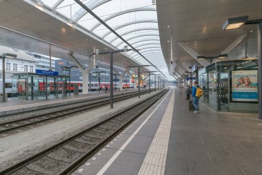 Şehirdeki tren istasyonu.