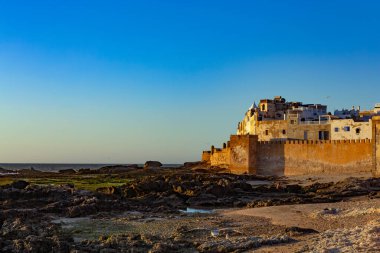 Essaouria, Fas 'taki kalenin büyük duvarı.