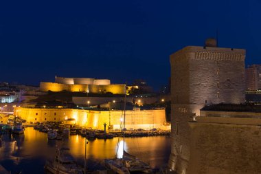 Cordoba şehrinin gece manzarası, İspanya