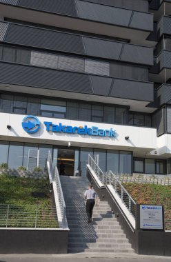 modern merdivenli bina