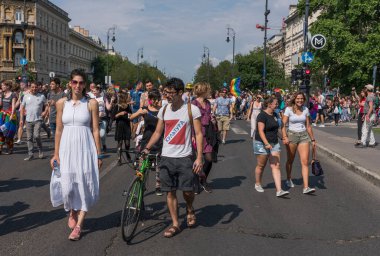 07 Temmuz 2018 - Budapeşte, Macaristan: Budapeşte 'de LGBT geçidi