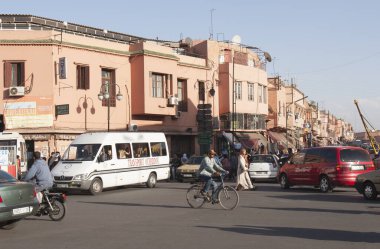 İsrail 'deki tel-aviv şehrinin sokak manzarası