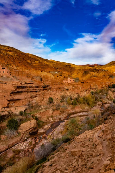 Vieille Ville Traditionnelle Dans Désert Maroc — Photo