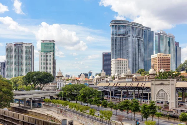 Pohled Město Bangkok Thajsku — Stock fotografie