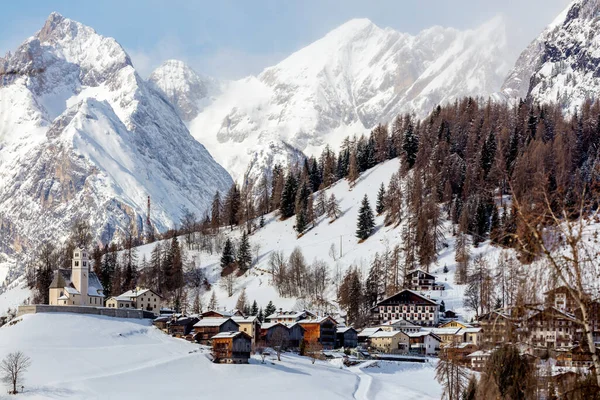 Inverno Nos Alpes Suíços — Fotografia de Stock