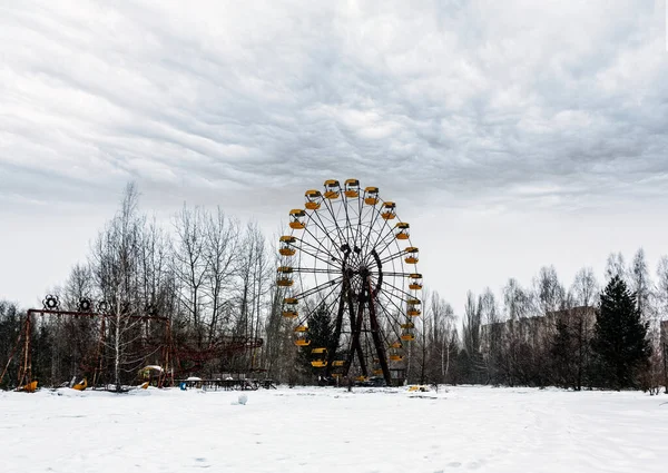 Pripyat Ukraine Mars Vue Générale Pripyat Ville Abandonnée Près Tchernobyl — Photo