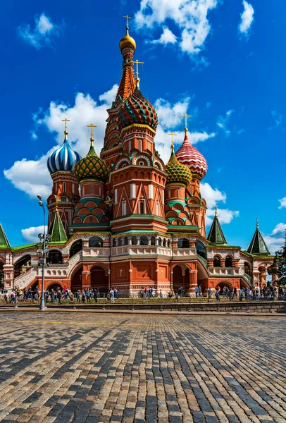 Katedra Bazylei Moskwie Rosja — Zdjęcie stockowe
