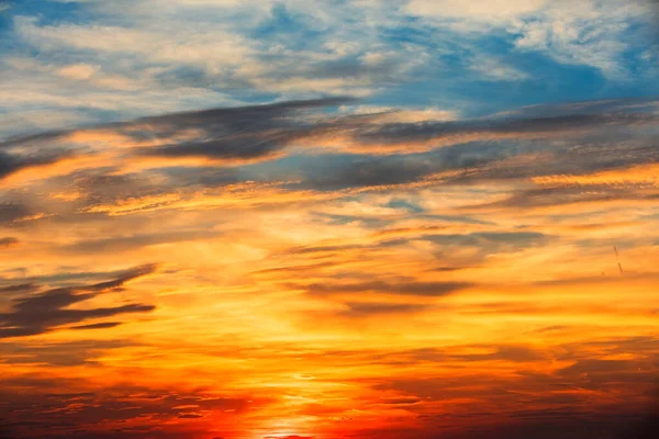 Sunset Sky Clouds — Stock Photo, Image