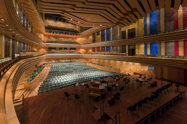 Interior Sala Concertos Edifício Histórico — Fotografia de Stock