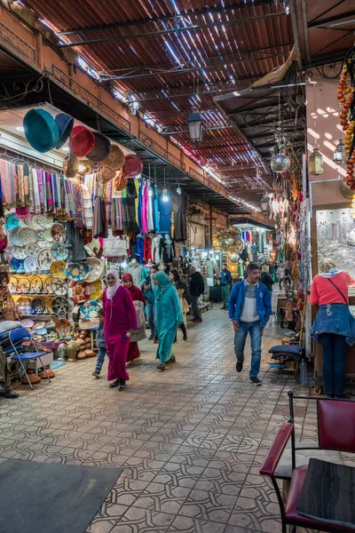 Mercado Tradicional Marraquexe Marrocos — Fotografia de Stock