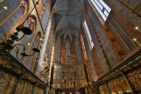 Interior Cathedral Vitus Prague — Stock Photo, Image