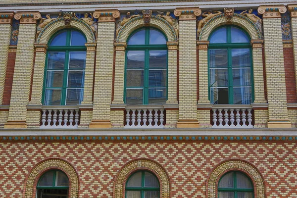 Viejas Ventanas Madera Ciudad Stockholm — Foto de Stock