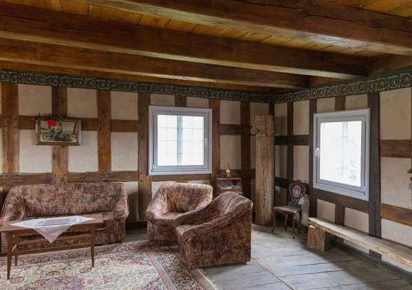 Εσωτερικό Του Παλιού Σπιτιού Στο Γκντανσκ Πολωνία — Φωτογραφία Αρχείου