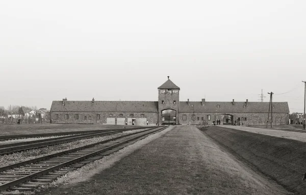 Oswiecim Poland October Auschwitz Camp Tidligere Nazistisk Utryddelsesleir Oktober 2012 – stockfoto