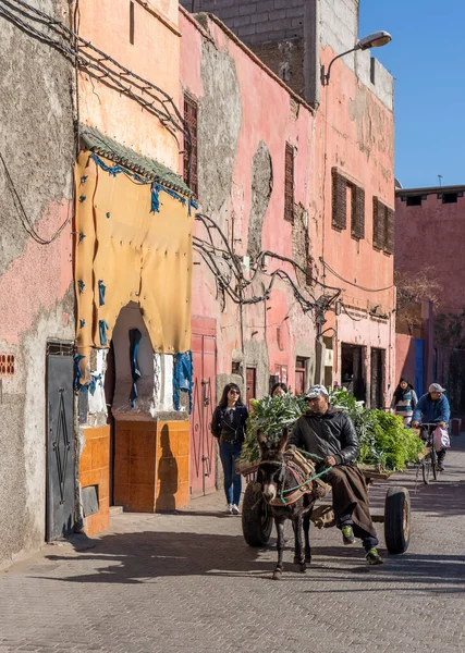 City Street Marrakesh Morocco — Stock Photo, Image