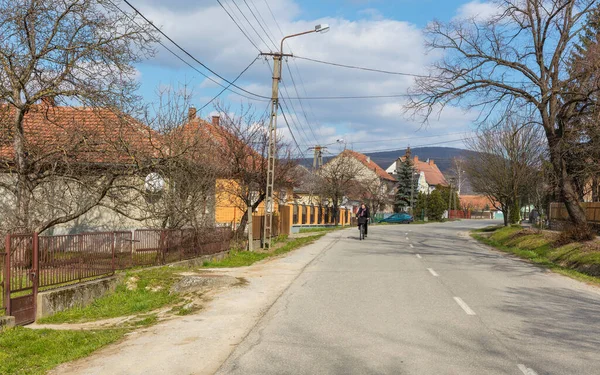 Felsotarkany Ungheria Marzo 2016 Strada Felsotarkany Comune Nella Sottoregione Eger — Foto Stock