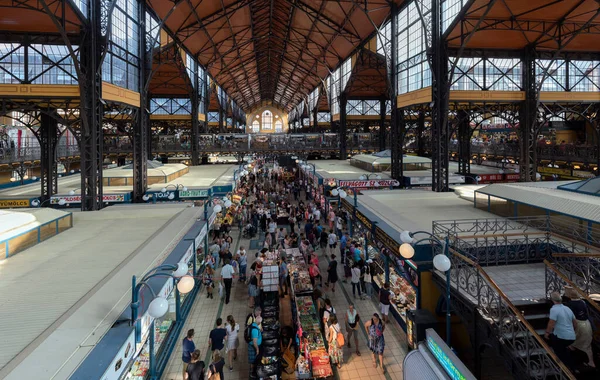 Gran Centro Comercial Con Mercado Tiendas — Foto de Stock