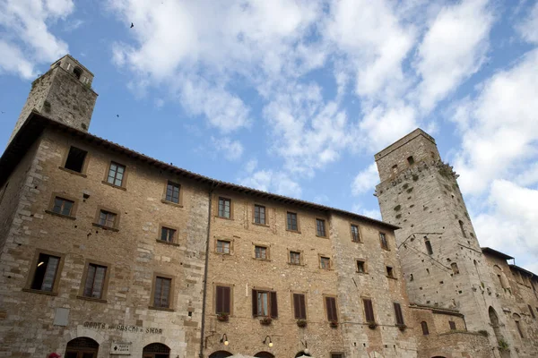 Kilátás Nyílik Város Siena Olaszország — Stock Fotó