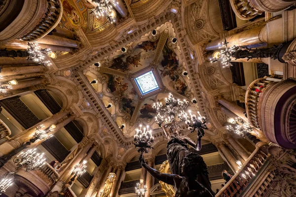 Parijs November 2019 Een Interieur Van Opera Paris Palais Garnier — Stockfoto