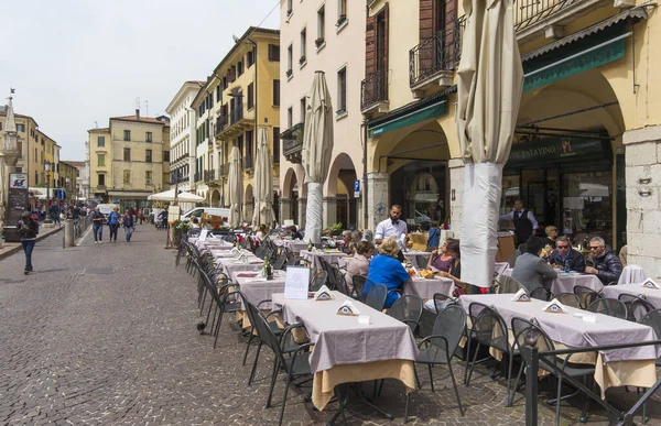 Vista Rua Cidade Veneza Itália — Fotografia de Stock