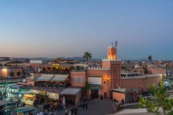 Vue Aérienne Marrakech Maroc — Photo