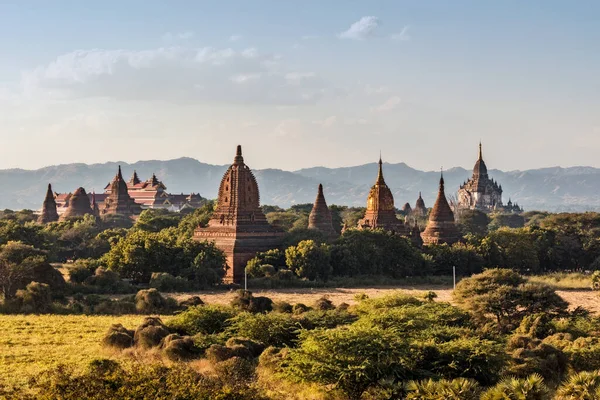 Templos Antiguos Bagan Myanmar — Foto de Stock