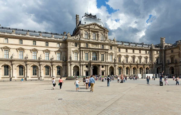 París Francia Julio Edificio Principal Del Museo Del Louvre Julio — Foto de Stock